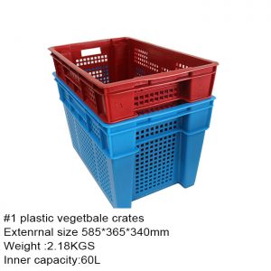 plastic crate size